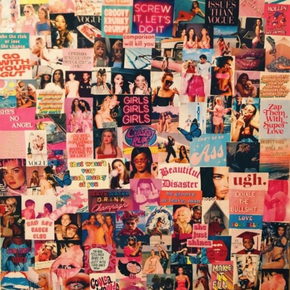 Custom aesthetic photo wall